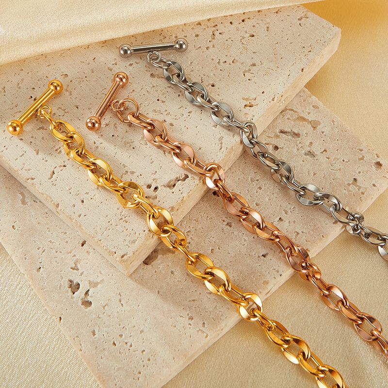 Moda ins love gioielli in acciaio inossidabile personalizzati fibbia OT bracciale in titanio di alta qualità per le donne_voghion.com