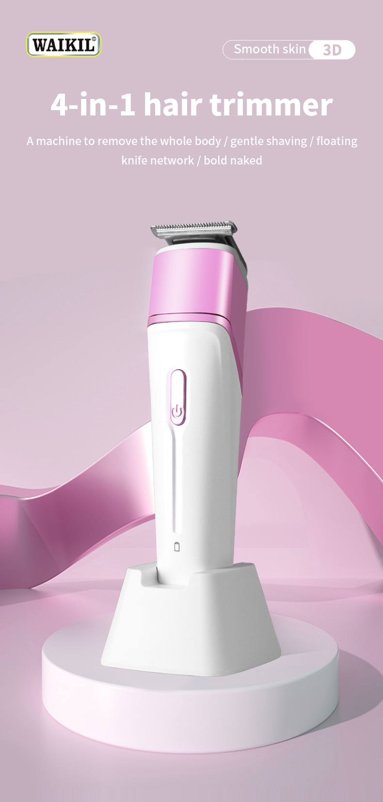  four-in-one multi-function hair trimmer trimmer portable home electric rechargeable hair clipper set_voghion.com