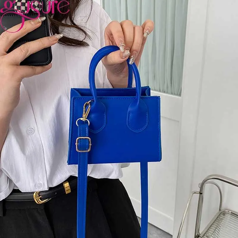 Gusure Mini Square Dame Crossbody Trend PU Læder Skuldertaske Designer Håndtaske Dame Shoppers_voghion.com