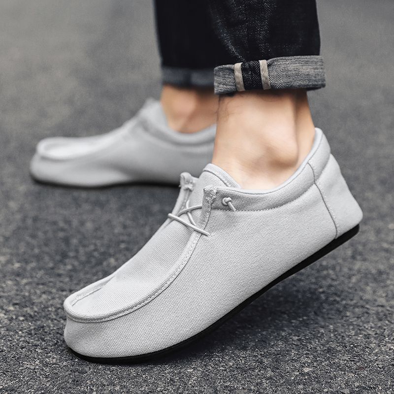 MAEDEF Man's Sneakers Canvas Flats Male Summer Casual for Men High Quality Loafers 2024 Walking Driving Mens Shoes_voghion.com