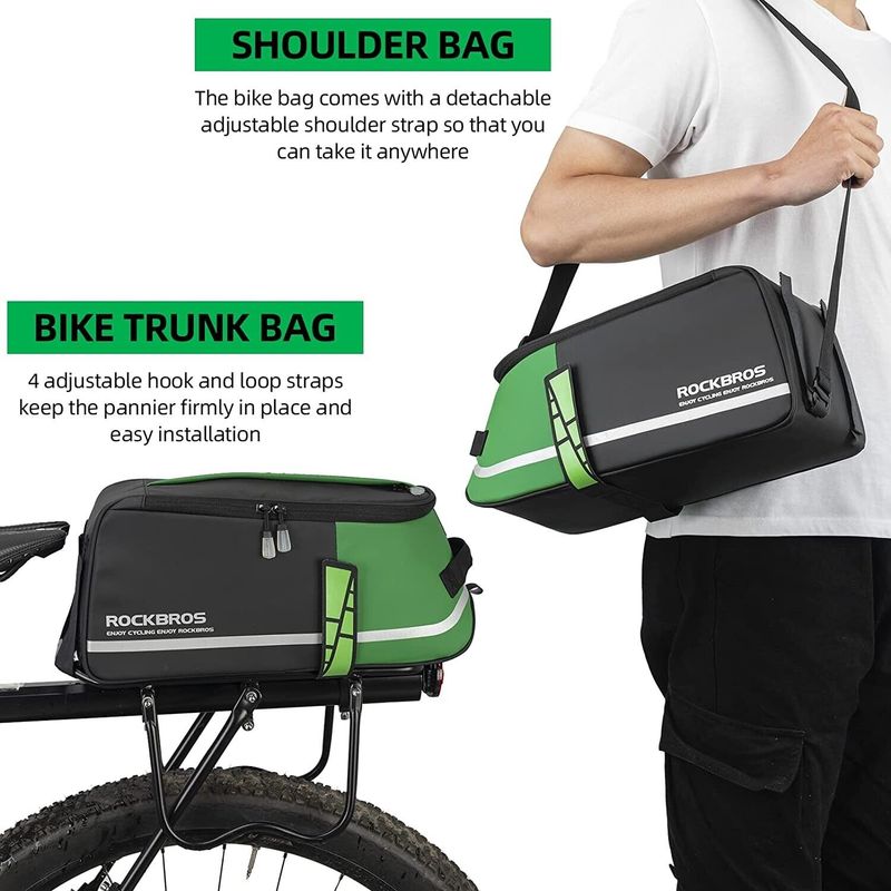 ROCKBROS Fahrrad-Lage-Gepäckträger-Sitztasche, multifunktionale Picknicktasche_voghion.com