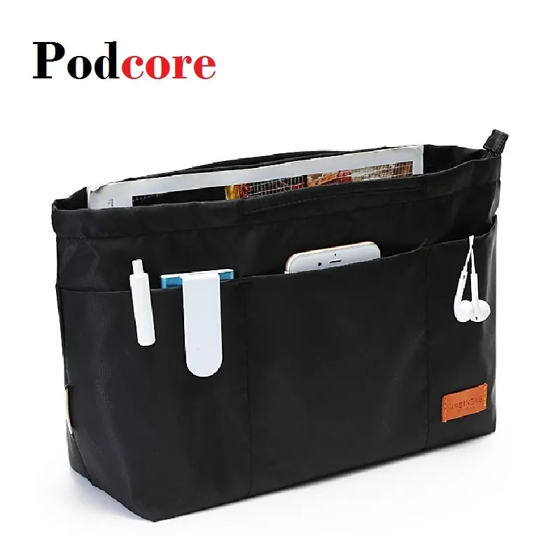 Geldbörse Nylon Große Einkaufstasche Organizer Einsatz Damen Handtasche Organizer Neceser Maquille Mujer 240724_voghion.com