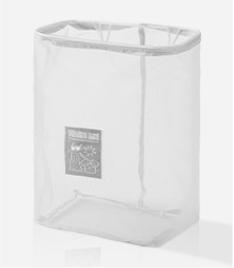 Wall-Mounted Laundry Basket Mesh Bag Foldiable Laundry Basket Adhesiv Dirty Clothes Storage Bag Children Toy Storage Bucket_voghion.com