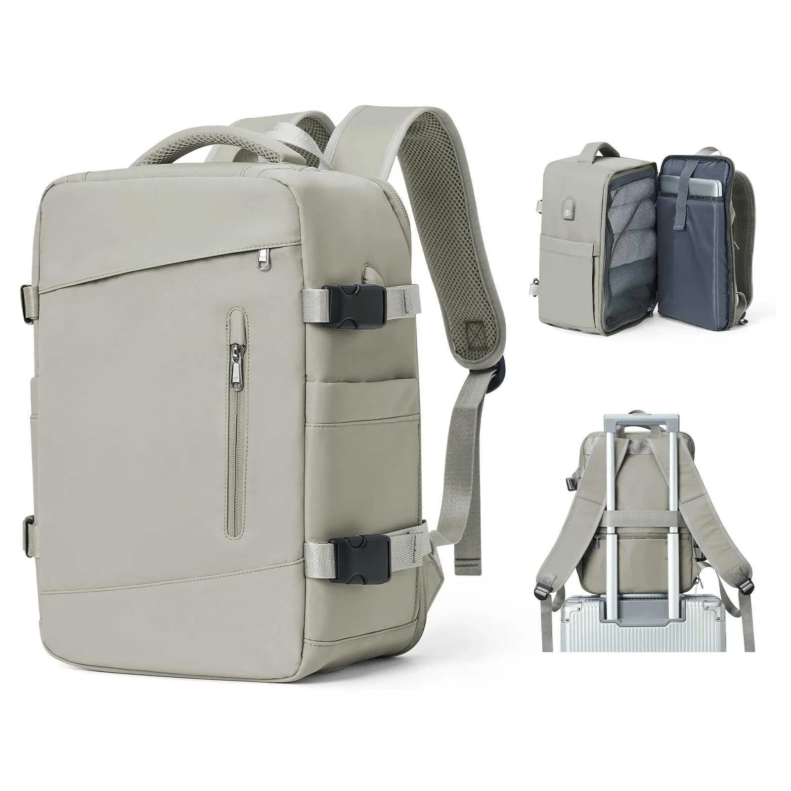 Womens Suitcase Cabin Aircraft Ryanair 40x20x25 Airplane Travel Bag Men Laotop Backpack Wizzair Carry OnC241031_voghion.com