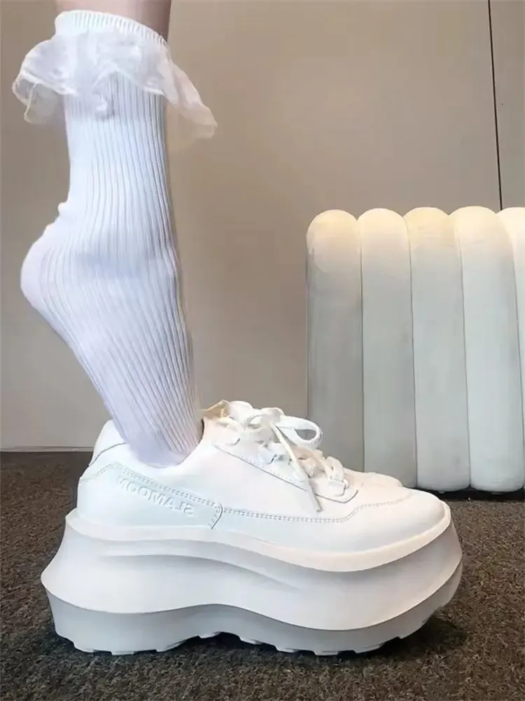 Comfortable Platform Dad Trainers For Women With Thick Sole_voghion.com