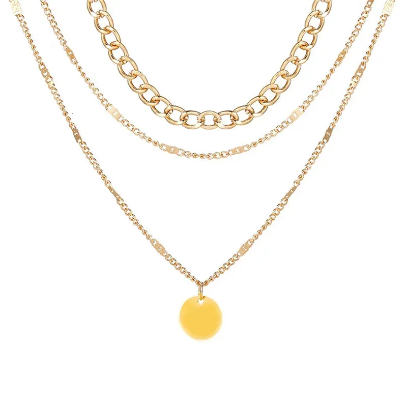 Colliers Collier Vintage sur Chaîne de Cou Bijoux pour Femmes Accessoires Superposés pour Filles Vêtements Cadeaux Esthétiques Mode_voghion.com