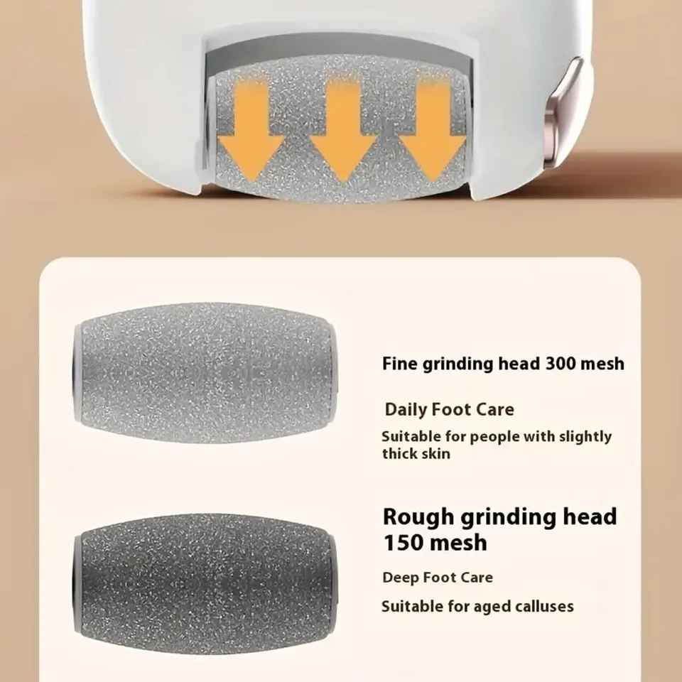 Râpe pieds électrique rechargeable anti callosités_voghion.com