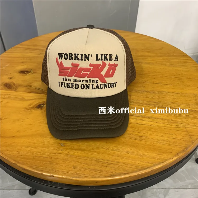 Ball Caps for Men and Women IAN CONNOR SICKO TRUCKER HAT Vintage Van Baseball Cap Atlanta_voghion.com