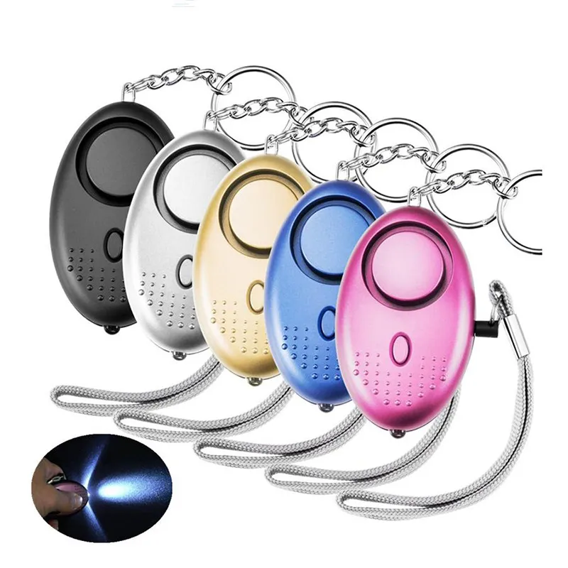 130db Egg Shape Self Defense Alarm Girl Women Security Protect Alert Personal Safety Scream Loud Keychain Alarms_voghion.com
