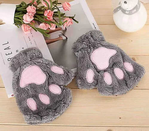 Halloween Natal palco executar prop Cosplay urso Pata Garra Luva festa favores Inverno Bonito Alta qualidade mulher desenho animado_voghion.com