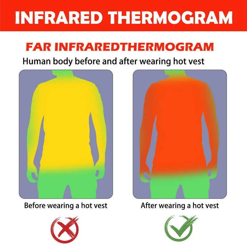 Veste chauffante USB pour homme et femme, 15 zones, chauffage électrique d'extérieur, vêtements de sport chauds_voghion.com