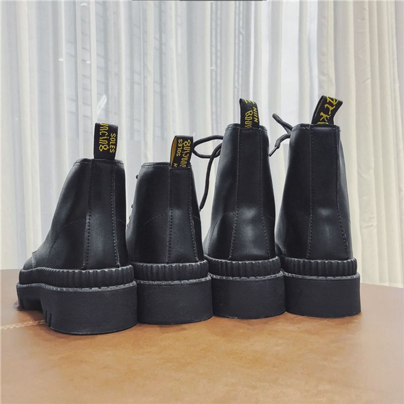 Herresko Martin High Top Leather Høst Tykksålet Vanntette Motorsykkelstøvler_voghion.com