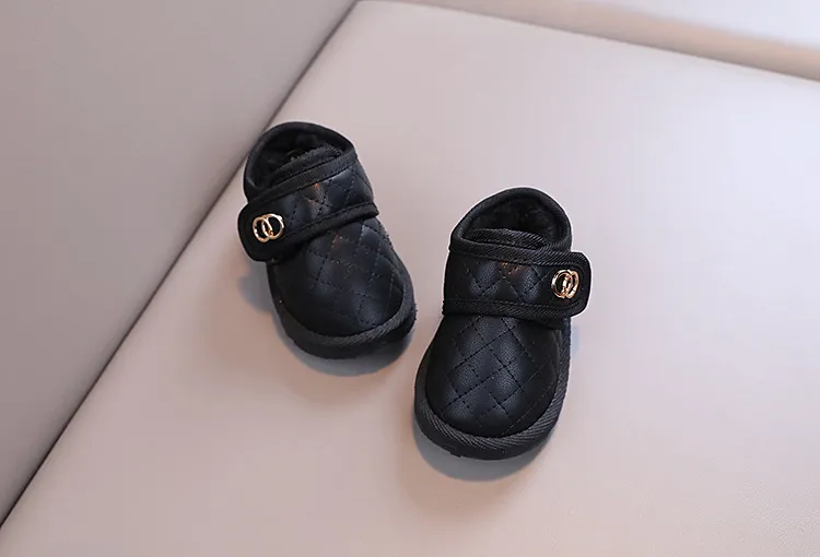 Bottes de neige chaudes d'hiver pour bébés garçons et filles Cutefeet Chaussures décontractées pour enfants Chaussures d'extérieur antidérapantes Plus Cachemire_voghion.com