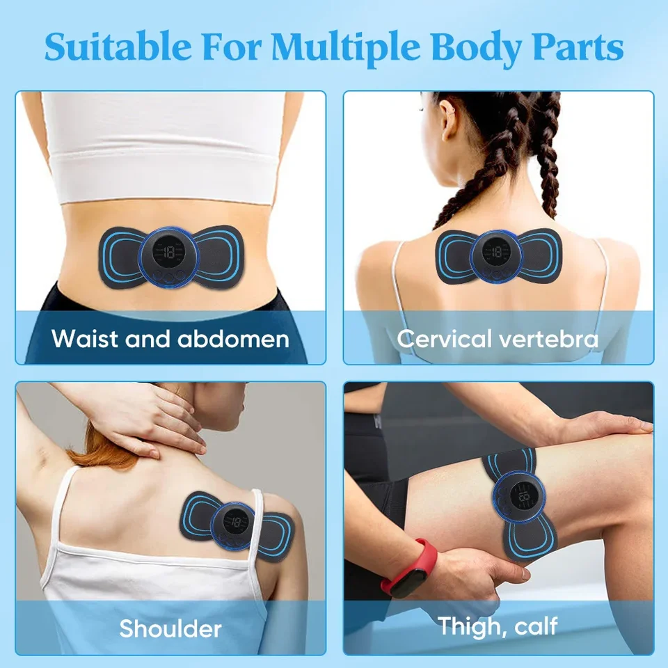 Appareil de massage électrique ems pour cou dos et muscles_voghion.com