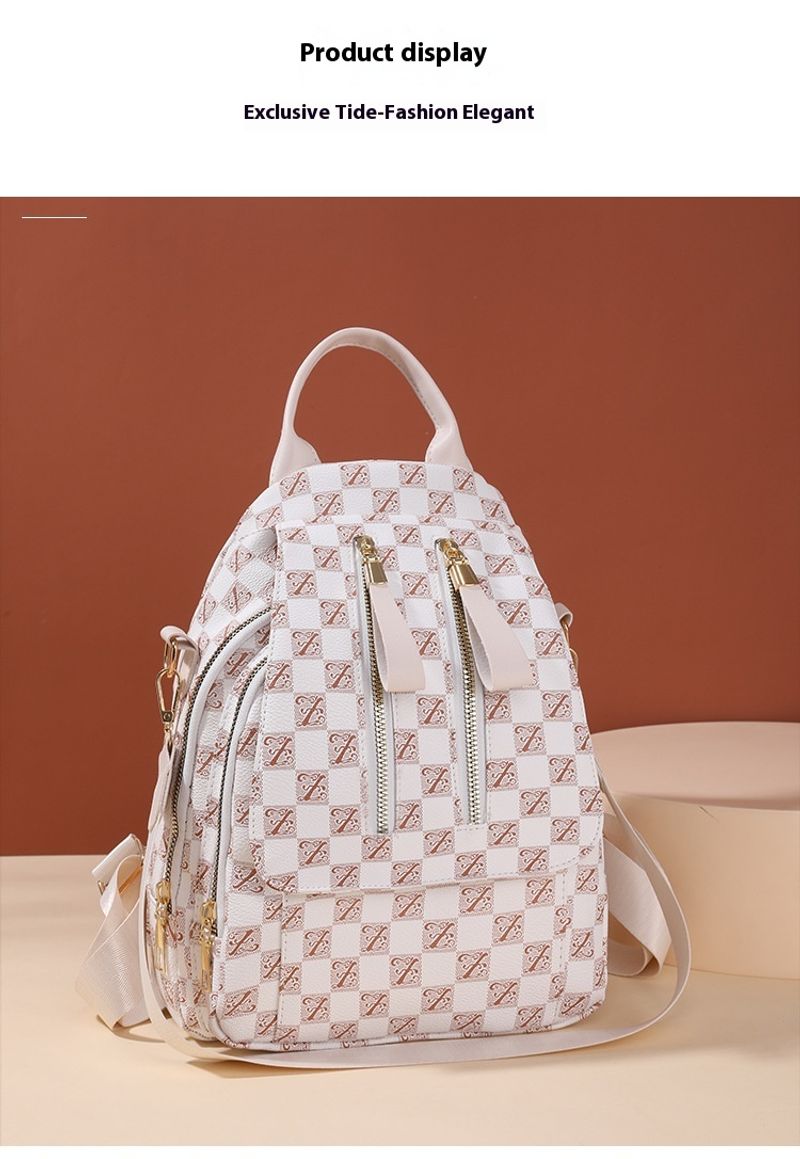 British New Fashion European American Style Retro And Trendy Bra Bag Dual-use Women's Backpack_voghion.com
