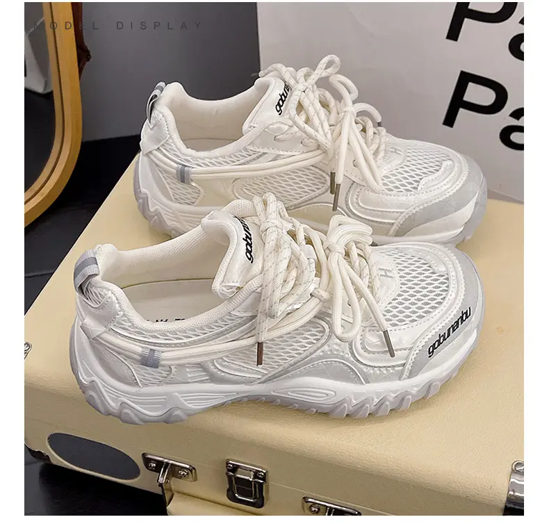 Damen Freizeitschuhe Aus Atmungsaktivem Mesh Mit Weicher Sohle_voghion.com