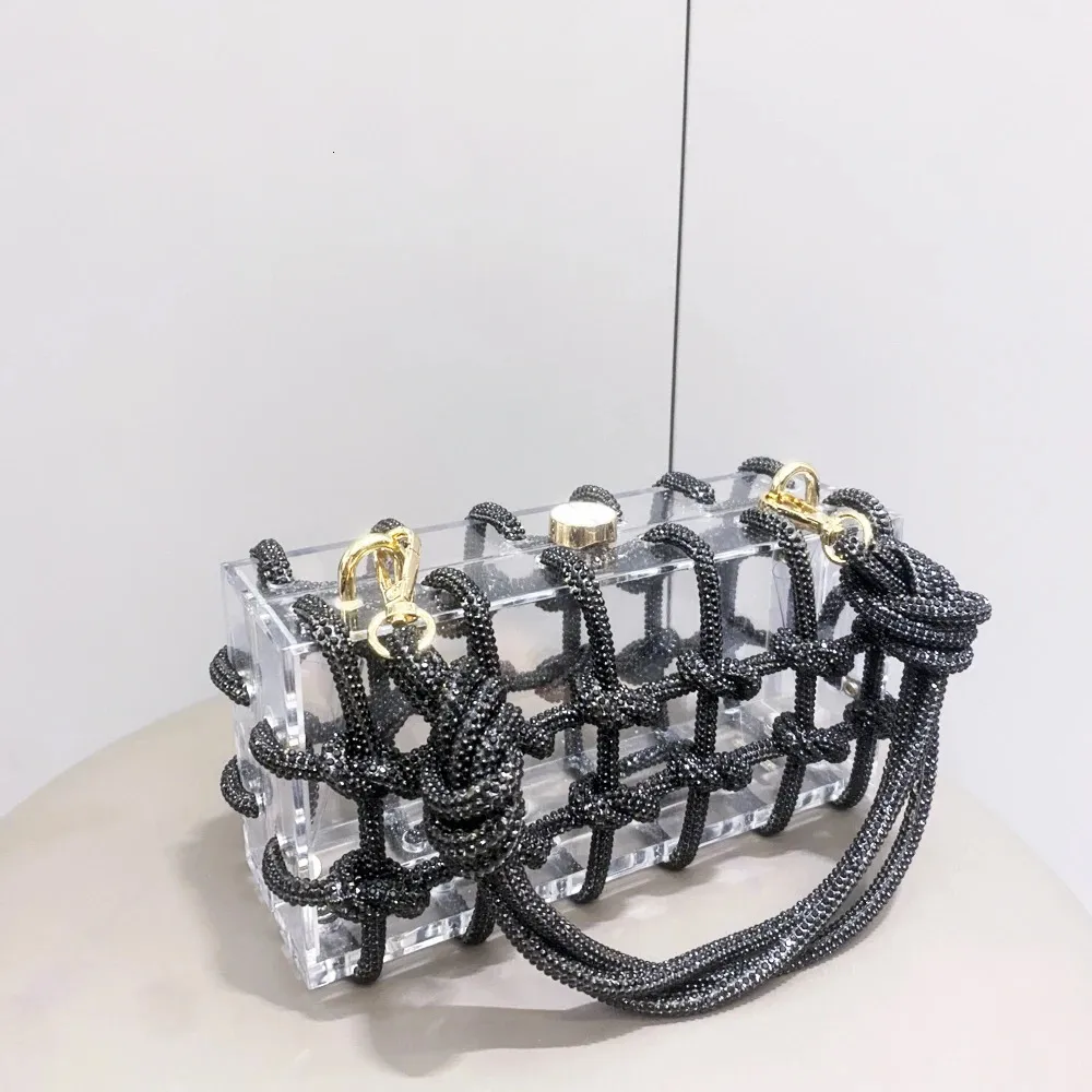 Strass-Abendtaschen aus Silberkristall, handgefertigt für Damen, Geldbörsen und Handtaschen, Designer-Banketttasche_voghion.com