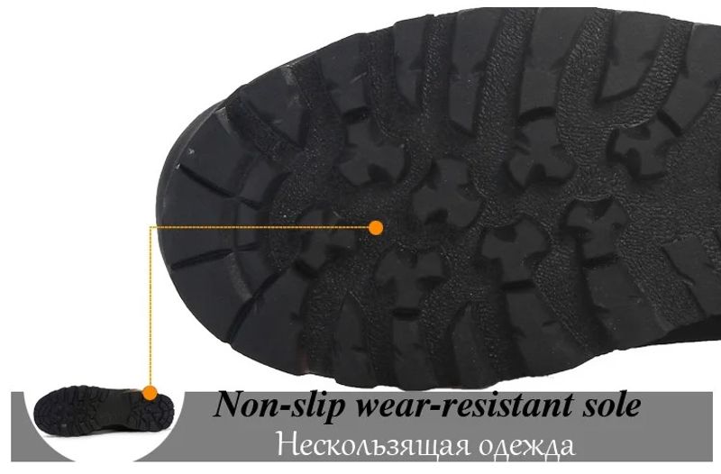 Waterproof Hiking Men's Climbing Shoes Anti-collision Fashion Outdoor Casual Lace-up Sneakers_voghion.com