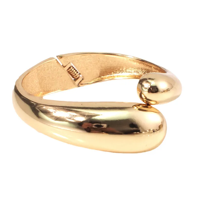 Bangle Alloy Mixed Color Simple Statement Bangles Fashion Jewelry Wide Women 2024_voghion.com