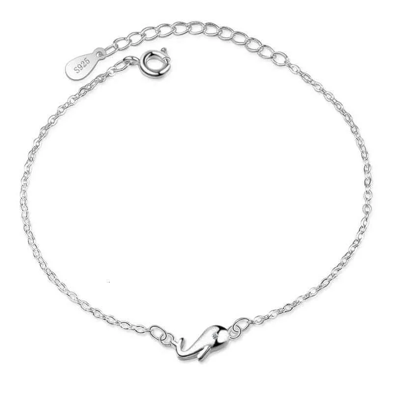 Süßes süßes kleines Wal-Armband für Frauen, Mädchen, Dame, Hochzeit, Geburtstagsgeschenk, Silberschmuck_voghion.com
