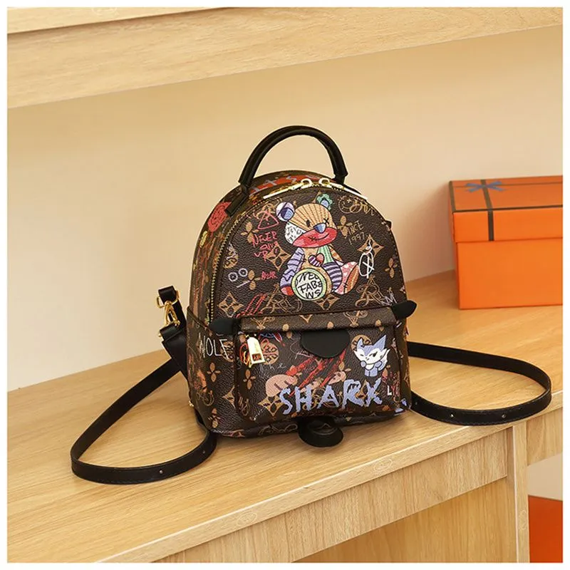 Designer Bag Free Shipping 2025 Fashion Light High-end Texture Printed Graffiti Handbag For Womens_voghion.com