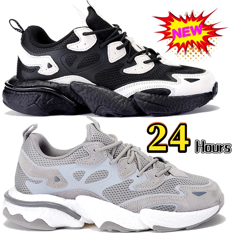 Treeperi designer for men and women black white Cool Dark grey mens 5700 chunky sneakers womens casual flat trainers_voghion.com