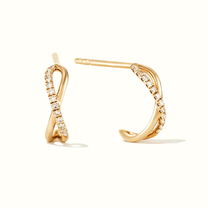 Women's Jewelry S925 Needle Fashion Bow Earrings Niche Design High End Temperament Personality Earrings