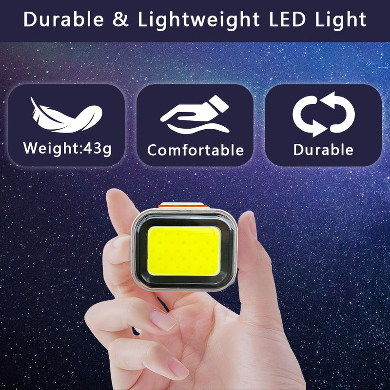 Nuovo LED ad alta potenza forte testa calva all'aperto pesca notturna montagna arrampicata faro cappello clip lampada_voghion.com