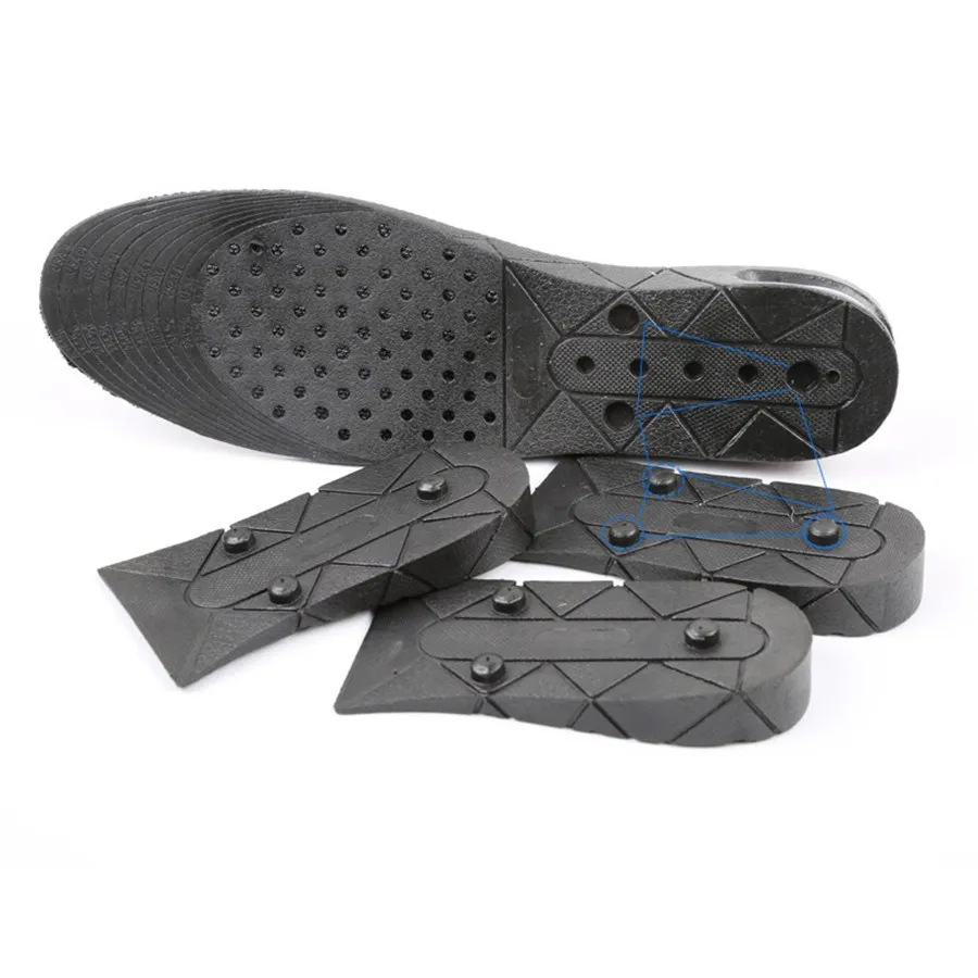 Dropshipping 3-9cm Increase Insole Cushion Height Lift Adjustable Cut Shoe Heel Insert Taller ShockArch Support_voghion.com