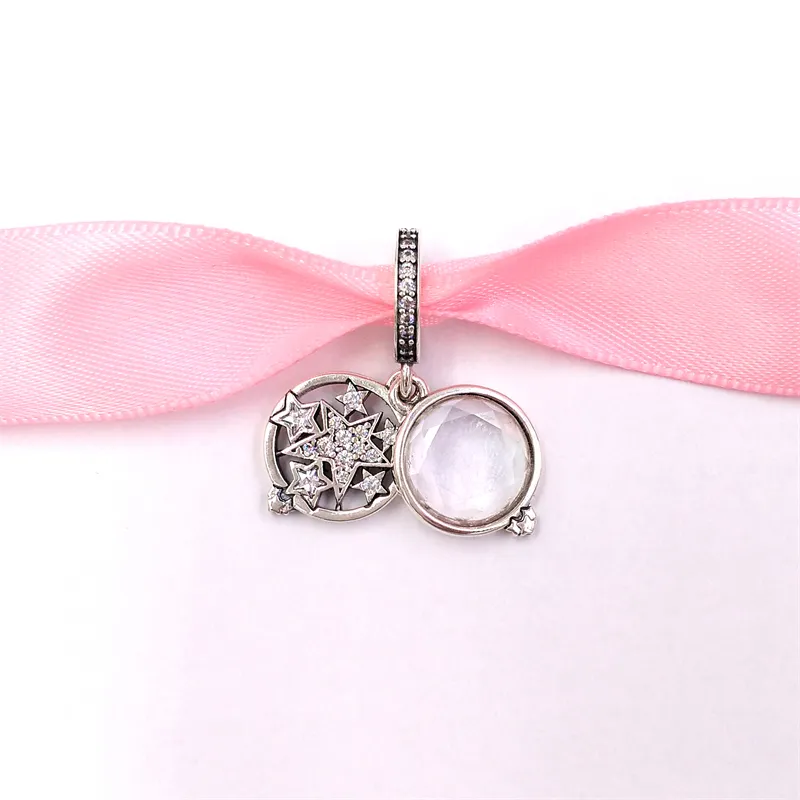 Sterling Silber Schmuck Charms für Armbänder Kette Herren Perlenherstellung Kit Armreif Vergrößerter Stern Doppelte baumelnde Halskette Frauen Anhänger C_voghion.com