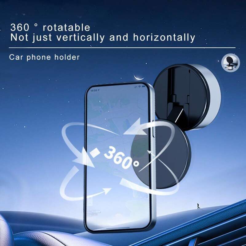 Autotelefonhalter 2024 Neue magnetische Halterung Saugnapf Universalnavigation High-End-Autounterstützung_voghion.com