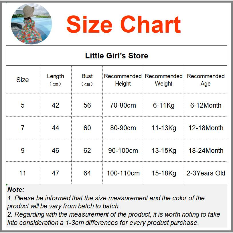 Newborn Baby Girl Dresse Summer Flower Printed Bows Princess Dress For Baby Cute Cotton Clothes Kids_voghion.com