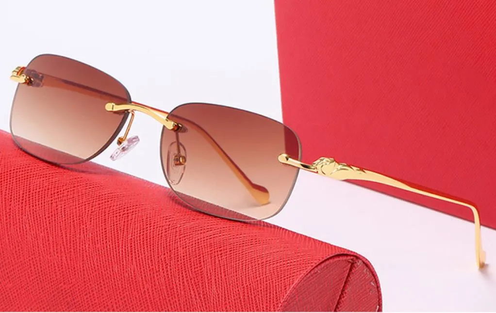 Lunettes de soleil de sport de style français pour hommes, mode écologique, homme et femme, verre sans monture, rétro, vintage, or_voghion.com