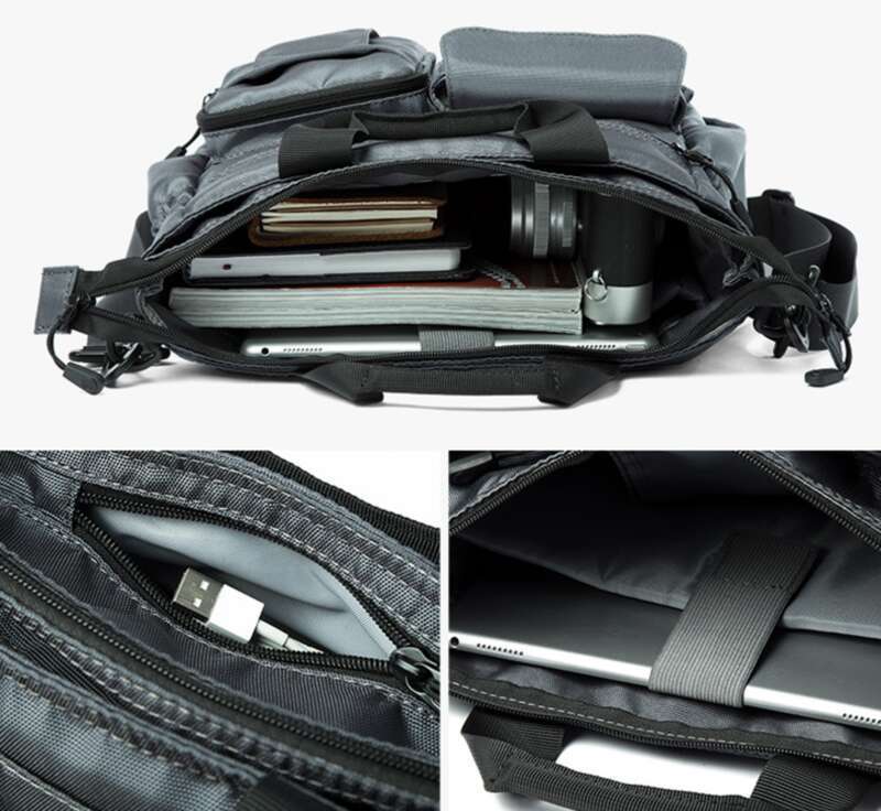 Sac à bandoulière multifonction personnalisé, sac à main décontracté à la mode, porte-documents de voyage d'affaires, sac à dos, sacs à dos pour hommes_voghion.com