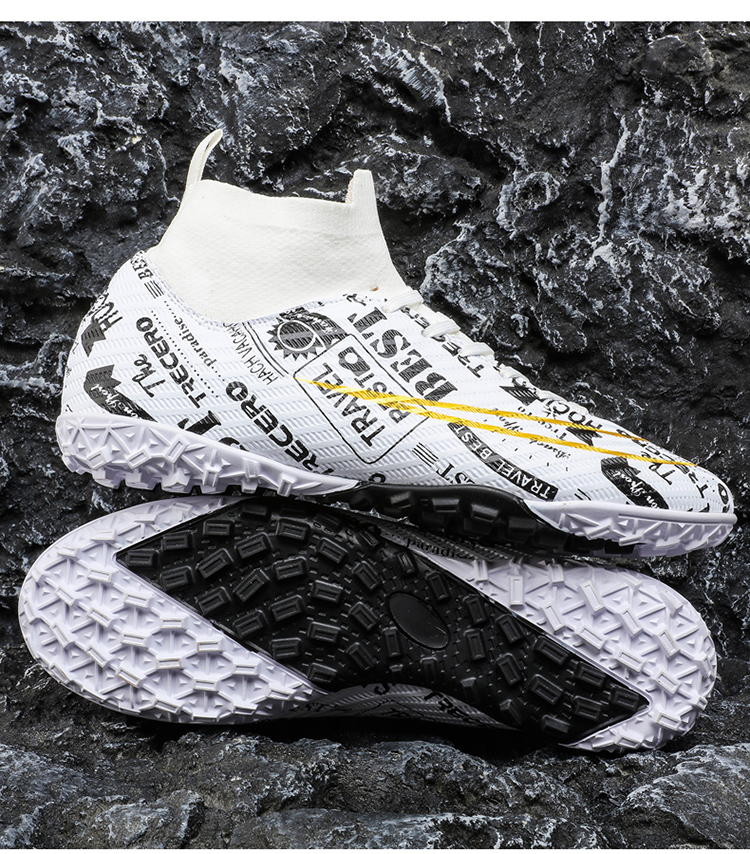 Men Soccer Shoes Outdoor Non-Slip AG/TF Football Boots Male Teenagers Adult Cleats Boys Breathable Comfortable Match_voghion.com