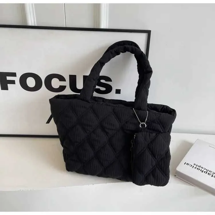 Damen Stepptaschen Set Große Schultertasche Und Handtasche_voghion.com