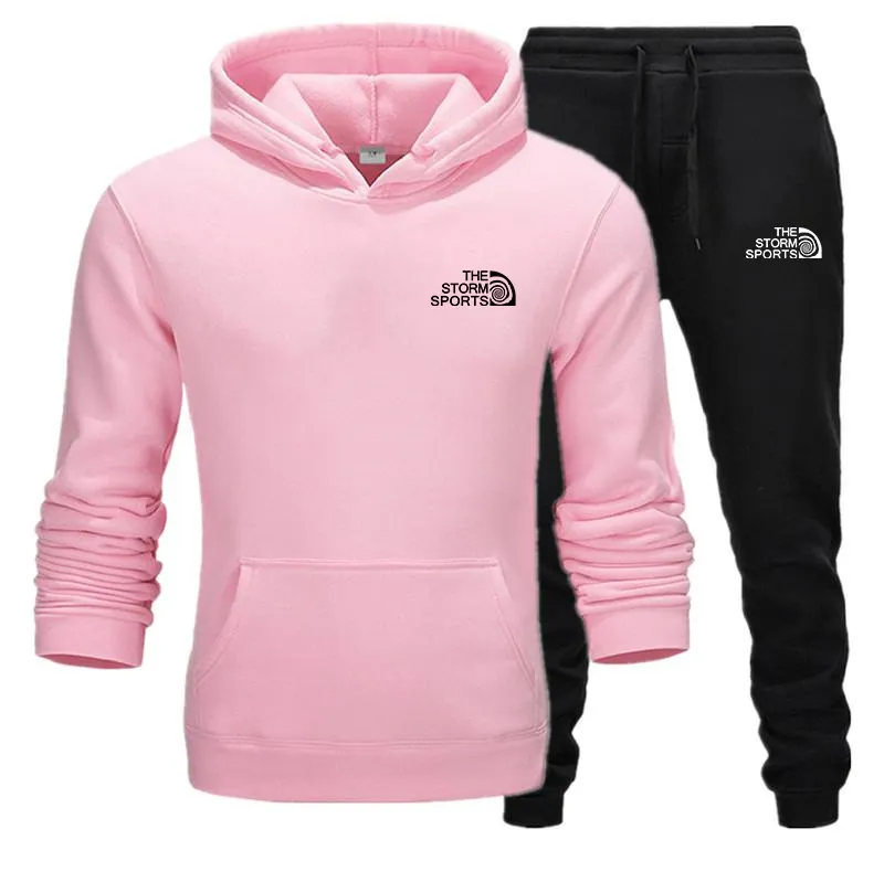 Zweiteiliges Set der Marke Tracuits für Herren mit Reißverschlussjacke, Jogginghose, Jogginganzug, Tracuit für Herren, Sportbekleidung, Kapuzenpullover, Hose, Herrenoberteil_voghion.com