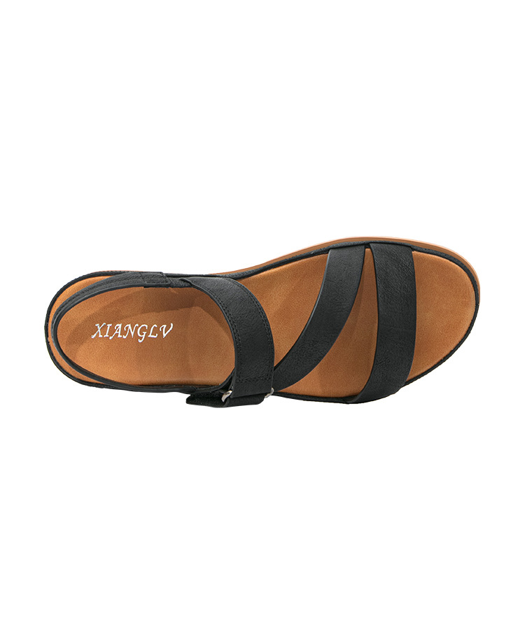 Strandsandalen, bequeme, atmungsaktive und vielseitige Römersandalen, Sandalen mit dicker Sohle_voghion.com