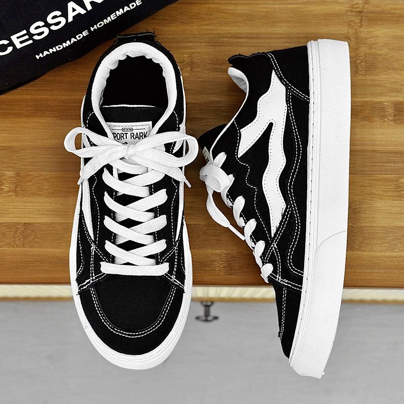 Neue Student Casual Canvas Herrenmode Board Schuhe_voghion.com