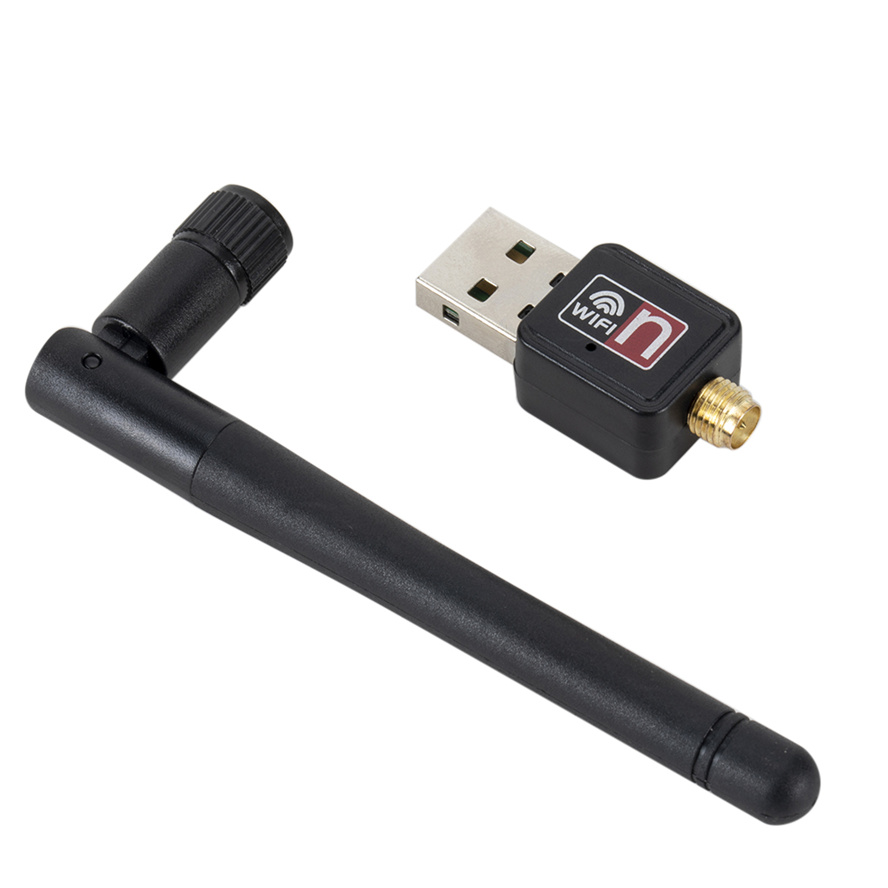 Κάρτα ασύρματου δικτύου WiFi USB 2.0 150M 802.11 b/g/n Προσαρμογέας LAN με περιστρεφόμενη κεραία για φορητό υπολογιστή Mini Wi-Fi Dongle_voghion.com