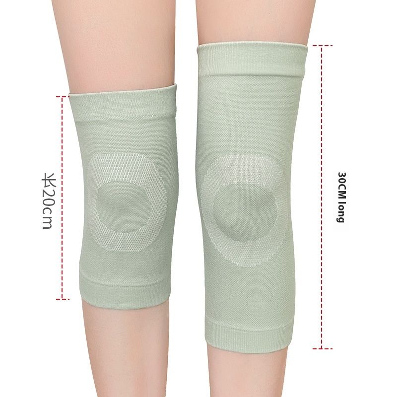 Summer thin nylon warm for sports joint windproof elderly air-conditioned room cotton knee with circular leg pads_voghion.com