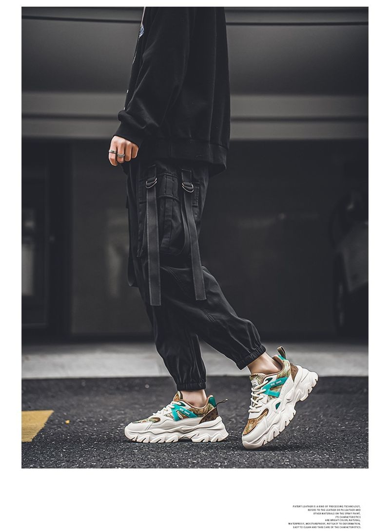 Dad's Männer Fréijoers nei déif geschnidden liicht Lafschong fir Jugendlecher a Studenten, modesch an trendy Casual Schong_voghion.com
