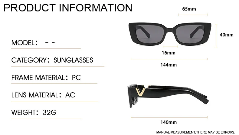 Retro Rectangle Sunglasses For Women Vintage Designer Style_voghion.com