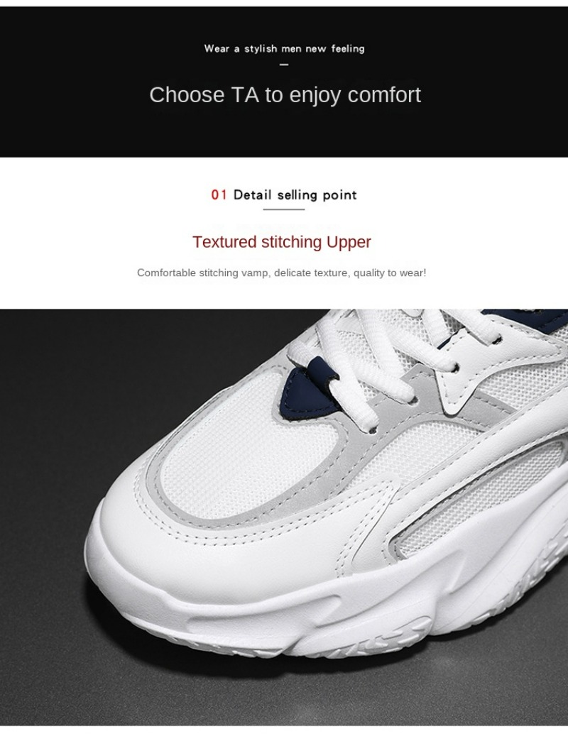 Baskets épaisses en maille respirante pour hommes, chaussures de course à pied, de haute qualité, bout rond, plateforme en caoutchouc, Tenis, nouvelle collection été 2024_voghion.com