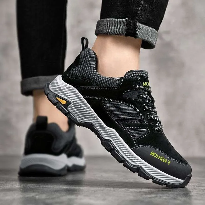 New Sports For Men Outdoor Climbing And Wading On Foot Light Anti-slip Wear-resistant Soft Soled Mountaineering Shoes_voghion.com