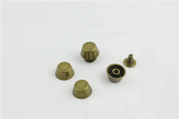 20 set di borse in pelle di alta qualità in metallo color oro rosa con fondo protettivo per piedini, chiodi, cintura, bottone a vite_voghion.com