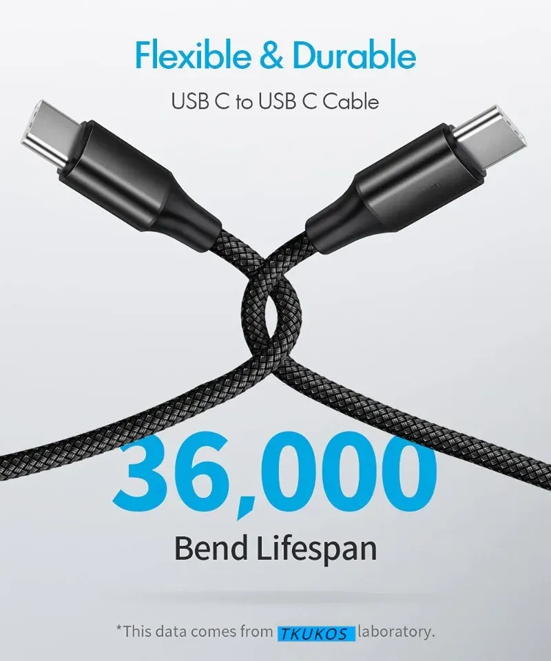 Câble de charge Super vers Type-C extra long de 3, 5, 8, 10 m, cordon de chargeur extensible pour téléphone portable Xiaomi Samsung Type-C_voghion.com