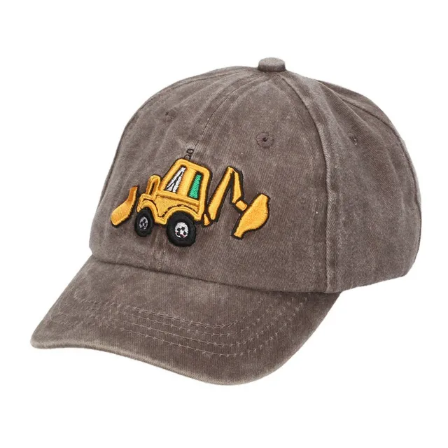 Vendita calda 4 colori lavato estate bambino ragazzo ragazza berretto da baseball cappelli escavatore bambino cappello da sole visiera berretti snapback per 2 a 8 anni_voghion.com