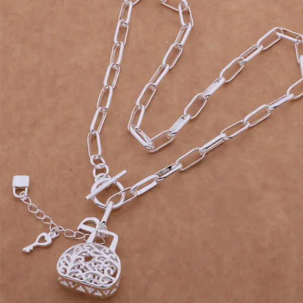 Collane con ciondolo Collana in argento Gioielli di moda /azqqxa Beuwba Sier ColorPendant_voghion.com