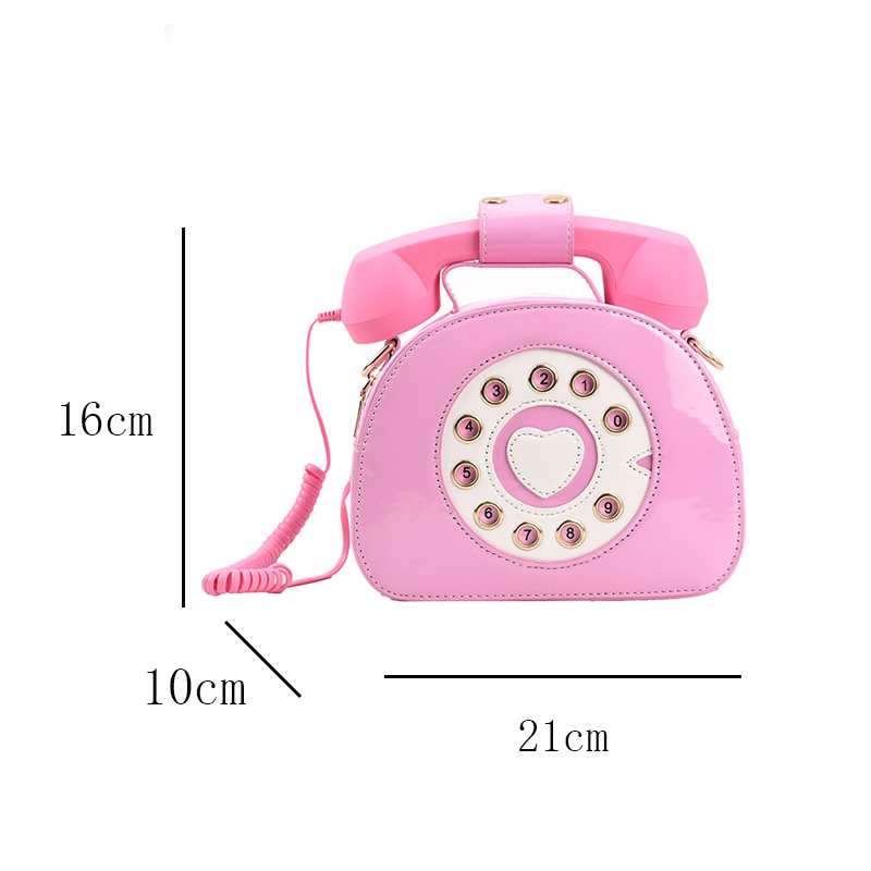 Femmes élégantes en forme de téléphone bandoulière en cuir PU sac à bandoulière femme sac à main décontracté Shopping rue cartable d'école_voghion.com